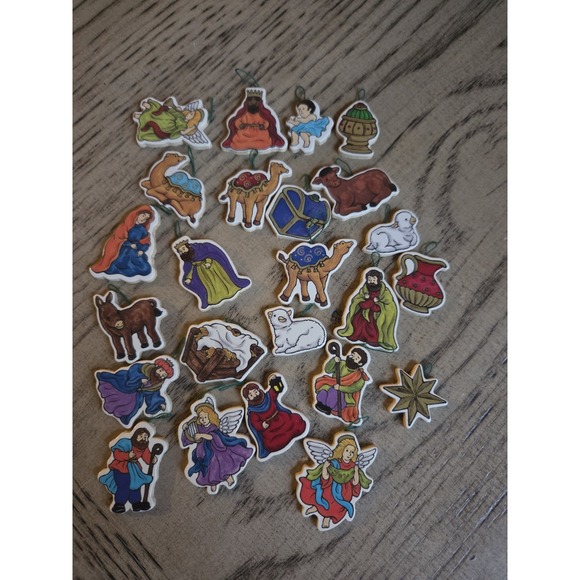 Nativity Advent Calendar, 3D Wood Advent Calendar – Byers  Family Christian Nativity Advent Calendar Christmas Christ The Savior Wood